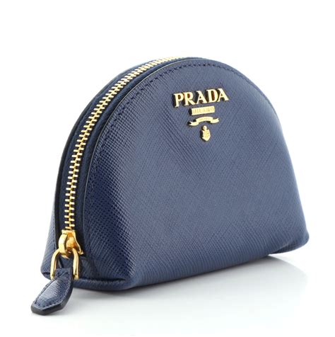 prada coin purse embossed|prada bag with coin purse.